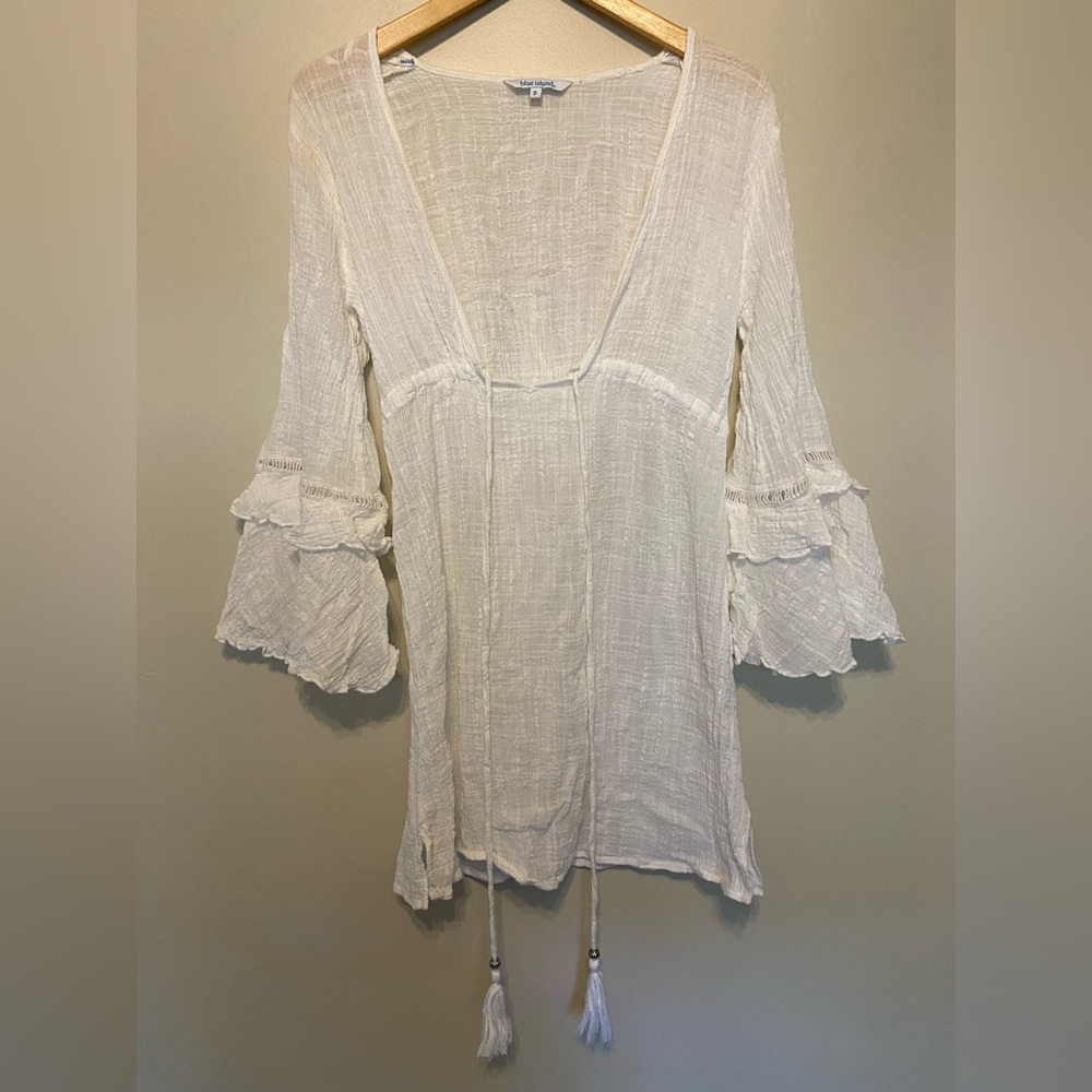 Blue Island - white cover up